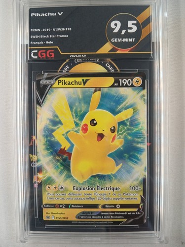 Carte pokémon pikachu - fr, v