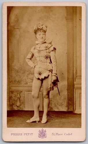 Cdv 1877 ducosson - cdv, actrice