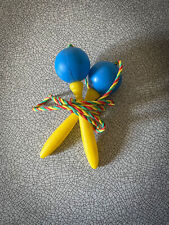 Corde à sauter vintage en plastique multicolore