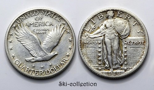 Cents quarter dollar 1918 - 25,