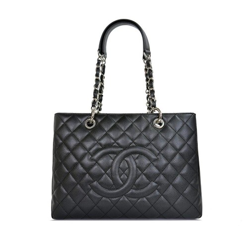 Chanel sac shopping grand - grand, noir