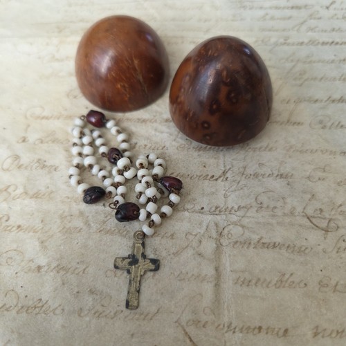 Chapelet ancien miniature - chapelet,