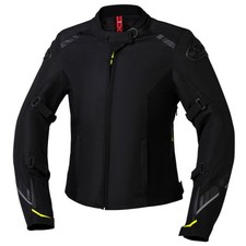 Veste textile iXS Carbon-ST pour femmes noire imperméable veste de moto