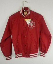 NWT Vintage Vortex School Jacket-Size (Y 14-16) -Snap up- 100% Nylon-Made USA