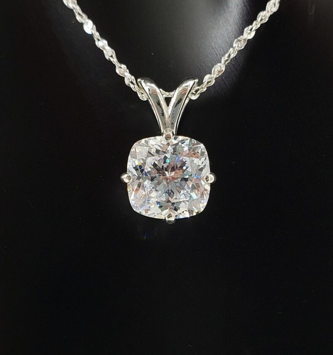 Rare pendentif taille coussin - rare,