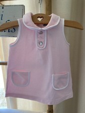 625⚜️ Petite Robe Bébé Fille Sans Manche Couleur Rose Jacadi 6 Mois 67 Cm
