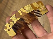 Peigne Japonais du 19 Eme Siècle & Laque & Japon & Mode & Cheveux & Asie