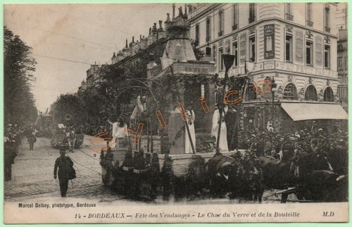 Cpa bordeaux fête des - -,