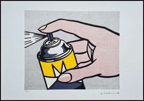 Roy lichtenstein spray - lichtenstein,