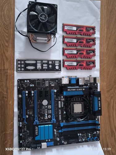 Kit carte mère msi z77a - kit,