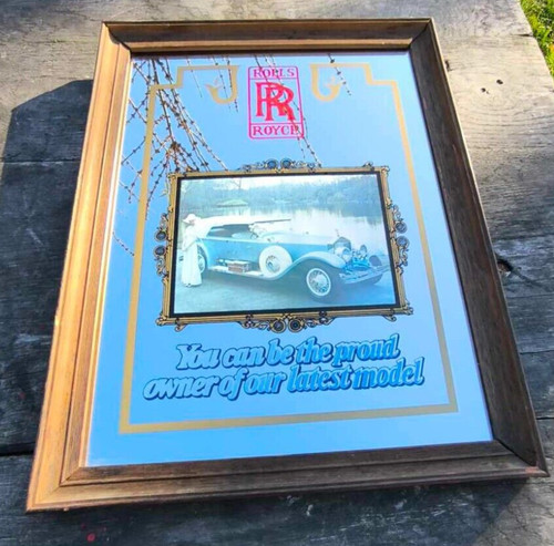 Vintage miroir rolls royce - vintage,