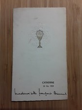 Menu De Communion 1959