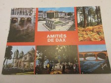 CP CARTE POSTALE LANDES DAX VUES DIVERSES AMITIES - Ecrite en 1989 - Timbrée