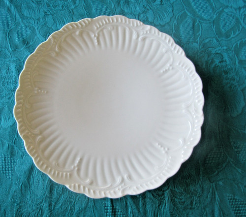 Plat rond porcelaine de - plat, en