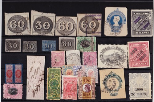 Timbres anciens brésil fin - anciens,