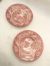 2 assiettes creuses anglaises