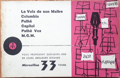 Catalogue 1957 disques pathé - catalogue,