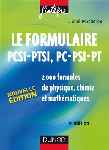 Formulaire pcsi ptsi - le, pcsi-ptsi