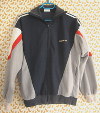 Veste Vintage Laser Bleu marine France ADIDAS Ventex Football Jacket - 174 / M