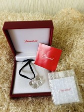 Collier cristal fleur de baccarat pendentif transparent accessoires de mode E720