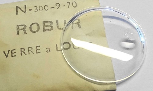 Verre montre loupe diam 30 - verre,