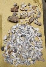 Lot Silex, Outils ? Préhistoriques,  Taillées, Biface, 
