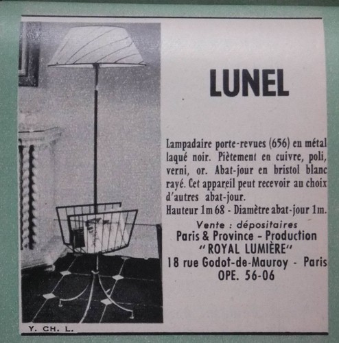 Publicité presse 1958 - de,