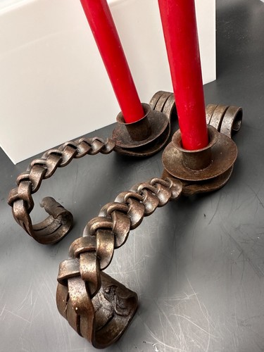 Paire bougeoirs art - bougeoirs, dÉco