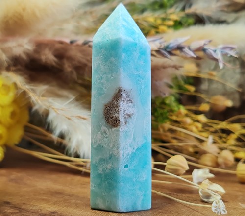 Pointe polie aragonite - pointe, en