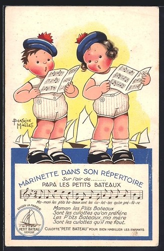 Carte postale artiste - carte,