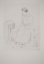 David HOCKNEY : Portrait de Grégory, Héliogravure, 1992