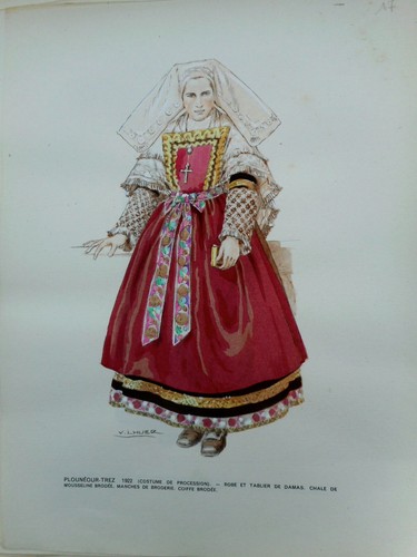 Bretagne costume breton - le,