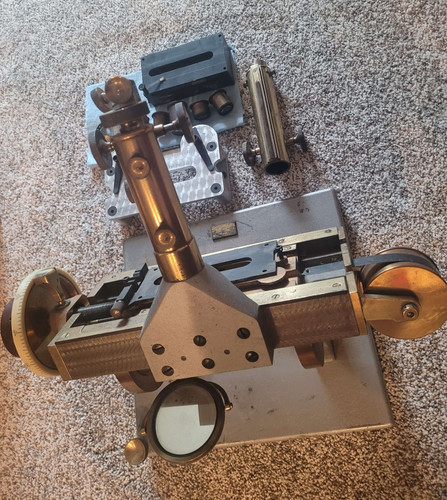 Antique traveling microscope - antique,