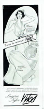 publicité Advertising 0721 1954  lingerie nylon Vitos  jupon slip chemise nuit