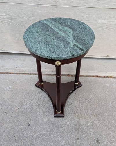 Vintage regency green - green, marble