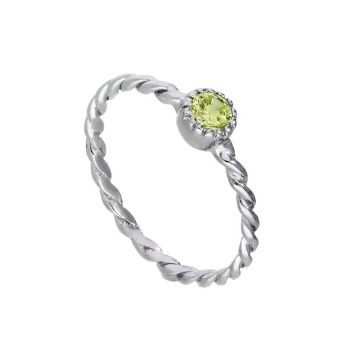 Bague torsadée argent 925 - torsadée, en