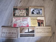 Lot 7 Carnets Album CPA CARTES