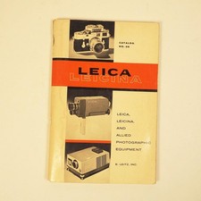 Leica Leicina Catalogue N° 36 Caméras, Objectifs, Accessoires 1961