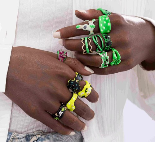 Bague fantaisie réglable - bague,