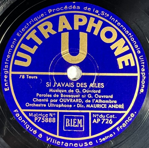 Ouvrard avais des ailes - :,