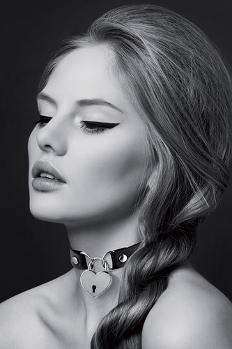 Collier cadenas coeur bijoux - coeur,