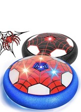 Spider Ballon de Foot Aéroglisseur LED - Lot de 2, Jouet Enfant Air Power...