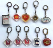 PORTE-CLÉS L10 BIDON ANTAR SHELL MOBILE TOTAL AVIA PNEU DUNLOP STATION GARAGE