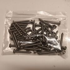 sachet de 50 Vis à Tôle Tête Cylindrique  Inox 4.5x50mn Vis Bombée Cruciforme