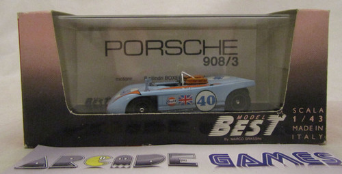Voiture porsche 908 - 1/43, targa
