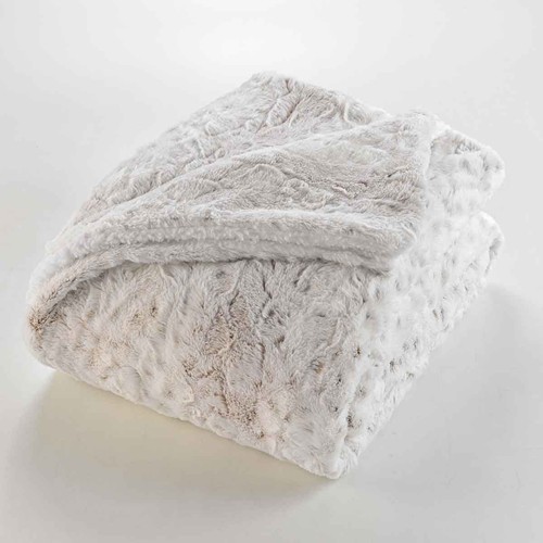Plaid imitation fourrure - imitation,