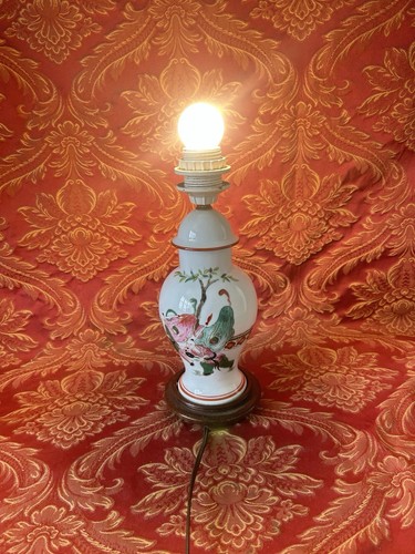 Pied lampe porcelaine - de,