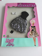 Poupée mannequin Steffi Love robe de soirée noir argent 1992 en boîte Manhattan