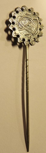 Epingle cravate argent - de,