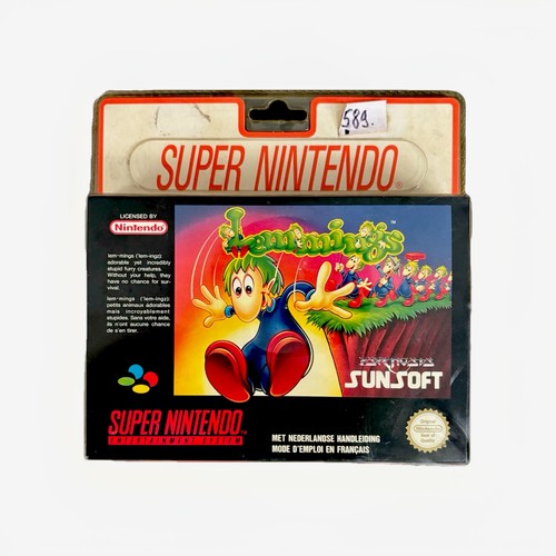 Jeu super nintendo - nintendo, lemmings